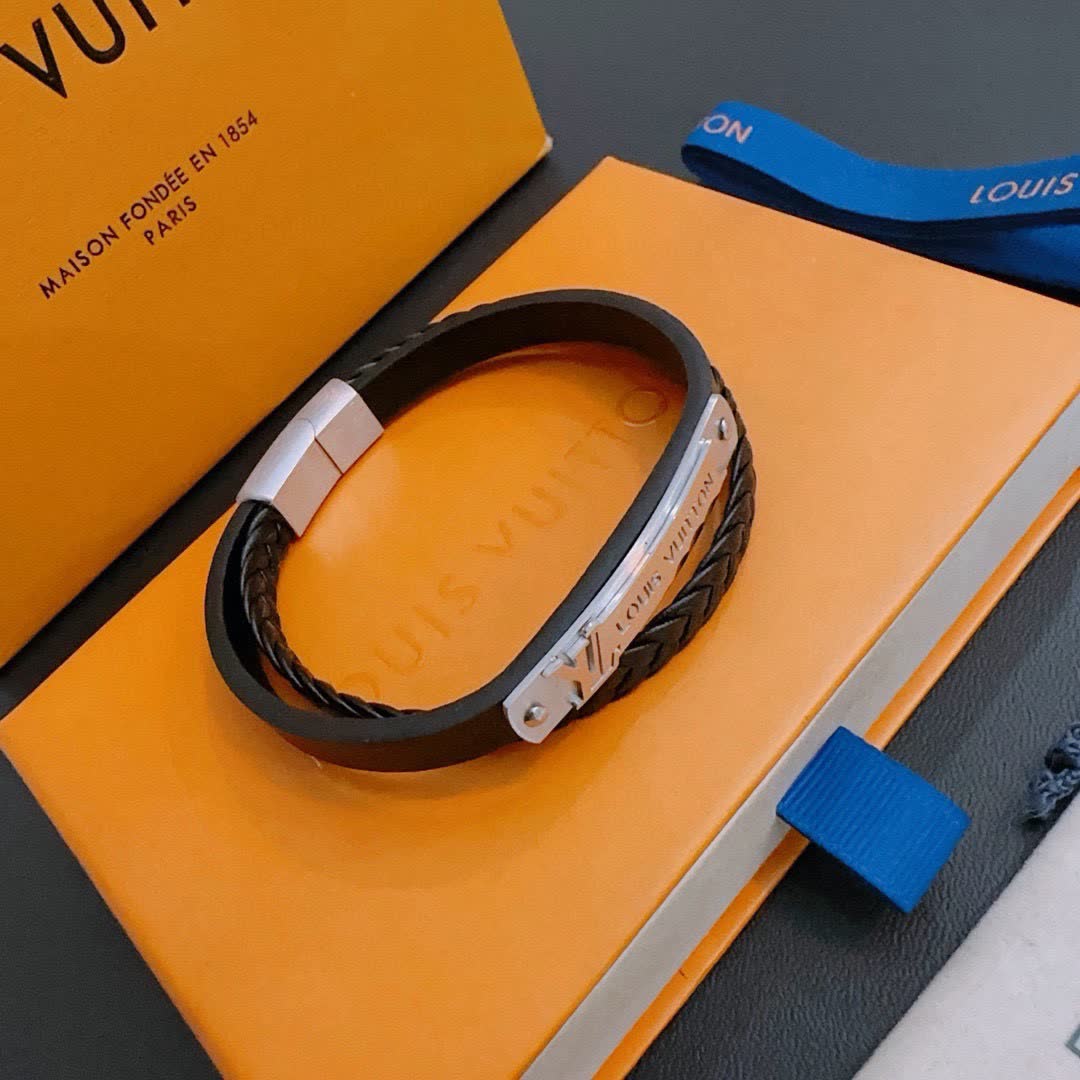 Louis Vuitton Leather Bracelet